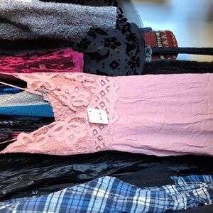 Free People Rose Pink mini Dres